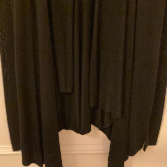 Bebe open front cascade drape cardigan - Picture 10 of 12